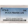 Image 2 : 1976-S ROOSEVELT DIME PCGS PR69 DCAM