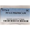 Image 2 : 1976-S JEFFERSON NICKEL PCGS PR69 DCAM