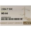 Image 2 : 1984-P KENNEDY HALF DOLLAR NGC MS66