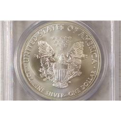 2013 AMERICAN SILVER EAGLE PCGS MS69 1ST STRIKE
