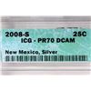 Image 2 : 2008-S SILVER NEW MEXICO QUARTER ICG PR70 DCAM