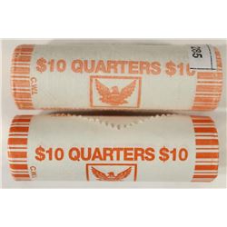 2-$10 ROLLS OF 2001-D NORTH CAROLINA & 2006-D