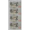 Image 1 : Uncut Sheet of (4) State of Louisiana Baby Bond Obsolete Notes