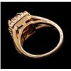 Image 3 : 1.92 ctw Morganite and Diamond Ring - 14KT Rose Gold