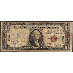 1935A $1 Silver Certificate WWII Emergency Hawaii Note