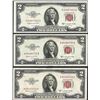 Image 1 : Lot of (3) 1953B $2 Legal Tender Notes