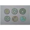 Image 2 : A Group of Six Old Bronze Coins.