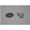 Image 1 : A Group of Two Old Bronze Coins.