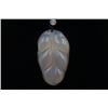 Image 2 : A Deep Sea Agate "Leaf" Pendant with Bead Necklace.