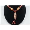 Image 1 : An Agate Nexklace with Dzi Bead.