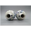 Image 2 : A Pair of Small Blue-and-White "Figure" Vase with Two Ears.