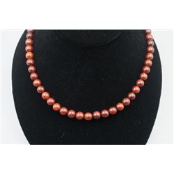 A Pterocarpus Santalinus 108 Beads Prayer Bead Necklace.