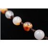 Image 3 : A Deep Sea Agate "Floral" Pendant with Bead Necklace.