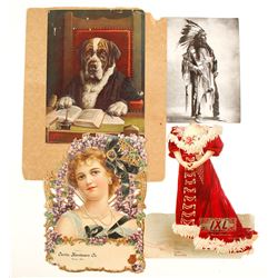 2 Calendar Diecuts and 2 Prints