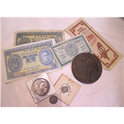 Asian Currency and Medals