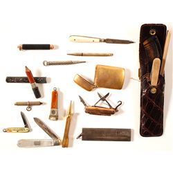 Vintage Pocket Knives and Curious Devices