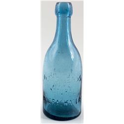 HAAS BROS. NATURAL MINERAL WATER BOTTLE