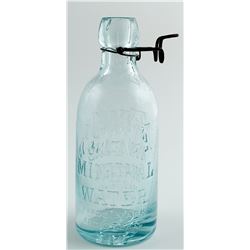 AETNA MINERAL  WATER BOTTLE