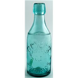 GEYSER SPRINGS SODA BOTTLE