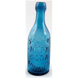 JACKSON'S SPRING'S NAPA SODA BOTTLE