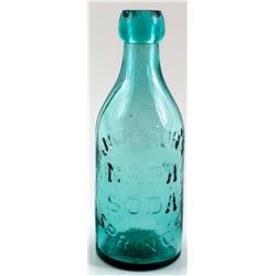JACKSON'S SPRING'S NAPA SODA BOTTLE