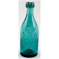 NAPA SODA BOTTLE /  T.A.W.