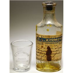 C. L. Kitzmeyer Drugstore Bottles (2 items)