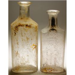 Mc Cullough's Pharmacy Bottles (2 items).