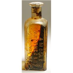 A.M. Cole Apothecary Bottle