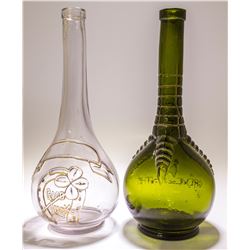 Fancy Figural/  Liquor bottles ( 2 Items ).