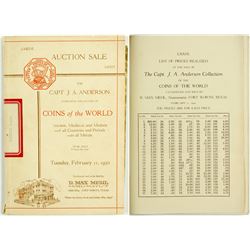 B. Max Mehl Auction Catalog