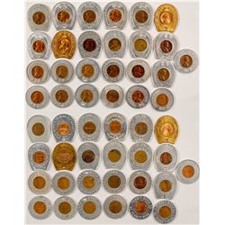 Encased penny collection