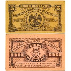 Cinco Centavos Currency Note