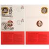 Image 1 : First Day Covers with Sterling Silver Medals (2)