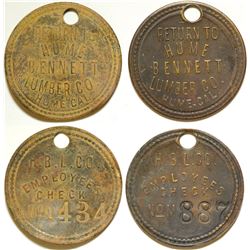 Hume Bennett Lumber Co. Employee Tokens