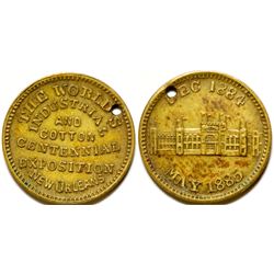 World Industrial and Cotton Exposition Medal