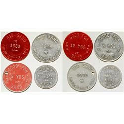 Rio Sand/Hose Wallaces Club Tokens