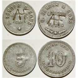 C. Bender & Son Tokens