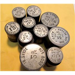 2 1/2 cent Reverse Dies