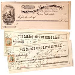 Gillson & Barber Merchants Checks (2) Bodie