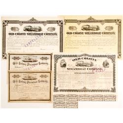 Old Colony Steamboat Co Stock and a Bond