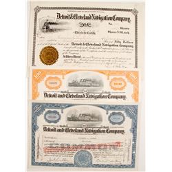 Detroit and Cleveland Navigation Co. Stocks (3)