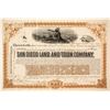 Image 1 : San Diego Land and Town Company Brown Stock