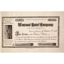 Wawona Hotel Company Stock