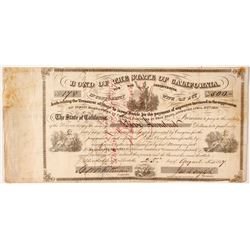 California Bond for the Indian War Indebtedness, 1857, $500