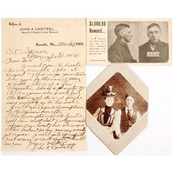 Cabinet Cards, Letterhead signed by Sheriff