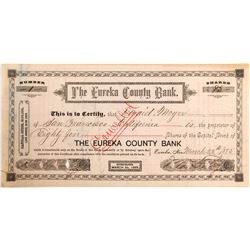 Eureka County Bank Stocks Numbered 1 and 2