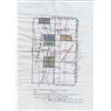 Image 1 : Four Color Plat Map of Fletcher on Rare Light Blue Cotton Paper