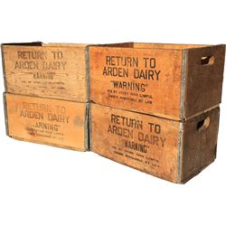 Arden Dairy Crates - Lot of 4