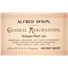 Image 1 : Alfred Dixon, Wells Fargo Office and Gold Dust Dealer Business Card